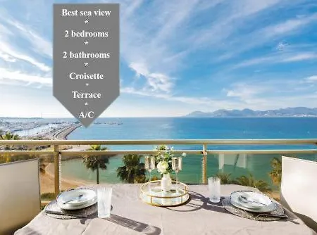 Croisette Immo Luxueux 2chambres 2 Sdb Croisette Vue Mer * Κάννες